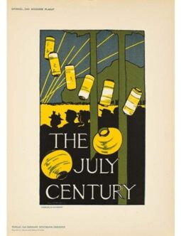 JULY CENTURY BY WOODBURY DAS MODERNE PLAKAT 1897