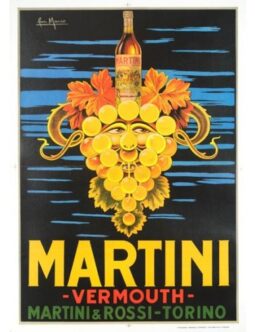 Martini & Rossi Vermouth by Marco original 1960s Italian vintage poster