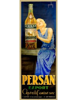 Persan Aperitif Anise by Nicolitch 1930 - original french poster