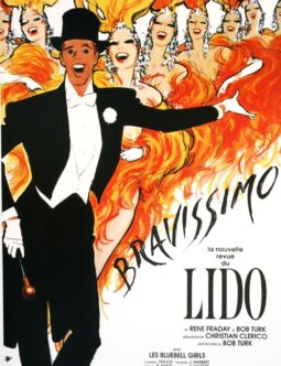 Lido Bravissimo poster by Rene Gruau on linen