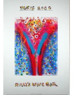 Willi's Wine Bar by Ensrud 2000 original vintage poster