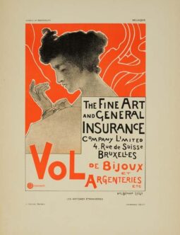 The fine art by Berchmans for Les Affiches Etrangeres 1894