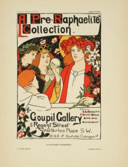 Goupil Gallery by Robertson for Les Affiches Etrangeres 1894
