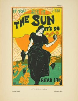 The sun by Rhead for Les Affiches Etrangeres 1894