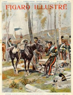 Figaro Illustre cavalry by Edouard Detaille 1898 on linen