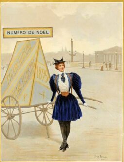 Figaro Illustre Noel assembly by Jean Beraud 1898 on linen