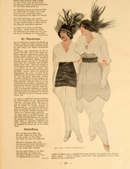 Simplicissimus 1913 Marcello Dudovich raffinement on linen original