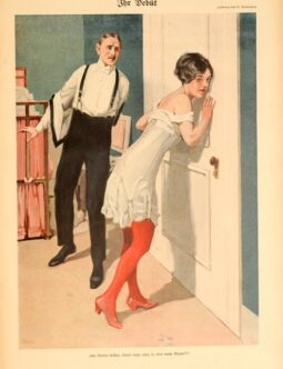 Simplicissimus by Wennerberg 1913 Ihr Debut on linen original