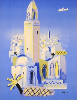 Air France Afrique du Nord by Bernard Villemot 1952