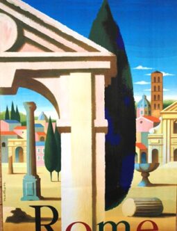 Air France Rome by Nathan 1957
