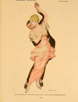 Simplicissimus 1913 by Kainer Munchner Karneval on linen original