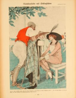 Simplicissimus 1913 by Kainer Polo Sport on linen original