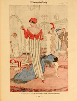 Simplicissimus 1913 by Kainer Mannequin Stolz on linen original