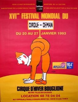 Festival Cirque Bouglione d'hiver de l'Affiche Raymond Savignac 1993