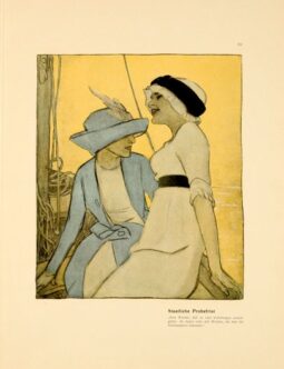Corso Italia 1913 by Marcello Dudovich chromolithographic plate