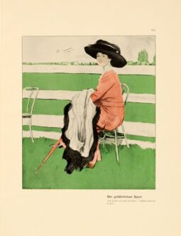 Corso Italia 1913 by Marcello Dudovich chromolithographic plate