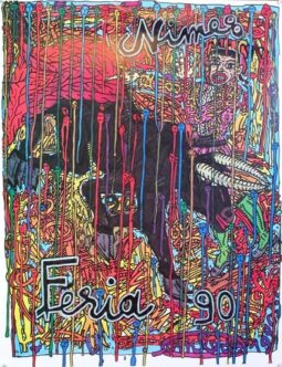 Feria Nimes 1990 by Roberto Combas original serigraphy