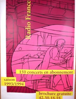Radio France 150 Concerts a Paris by Valerio Adami 1993/4