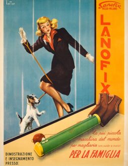 Lanoflex Italian 1950 portable knitting sewing machine