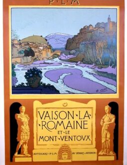 Vaison-la-Romain et Mont Ventoux by Leo Lelee c1925