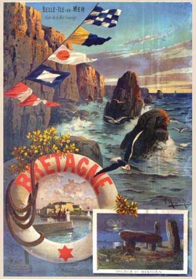 Bretagne by Hugo d'Alesi c1900 Belle Ile de Mer