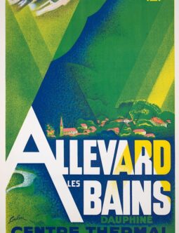 Allevard les Bains PLM French Railways by Eric Coulon c1930