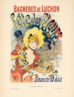 Fete des fleurs by Cheret 1894 for Les Affiches Illustrees