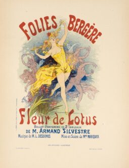 Folies bergere by Cheret 1894 for Les Affiches Illustrees