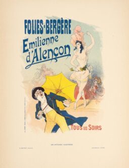 Folies bergere Alencon by Cheret 1894 for Les Affiches Illustrees
