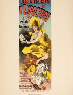 Grand Theatre de l'exposition by Cheret 1894 for Les Affiches Illustrees