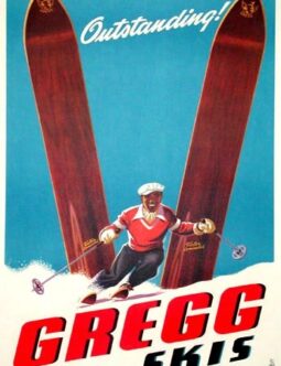 Gregg Skis Outstanding by Mahrer c1960