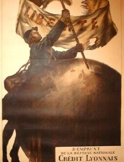 Credit Lyonnaise Liberte by Abel Faivre 1917