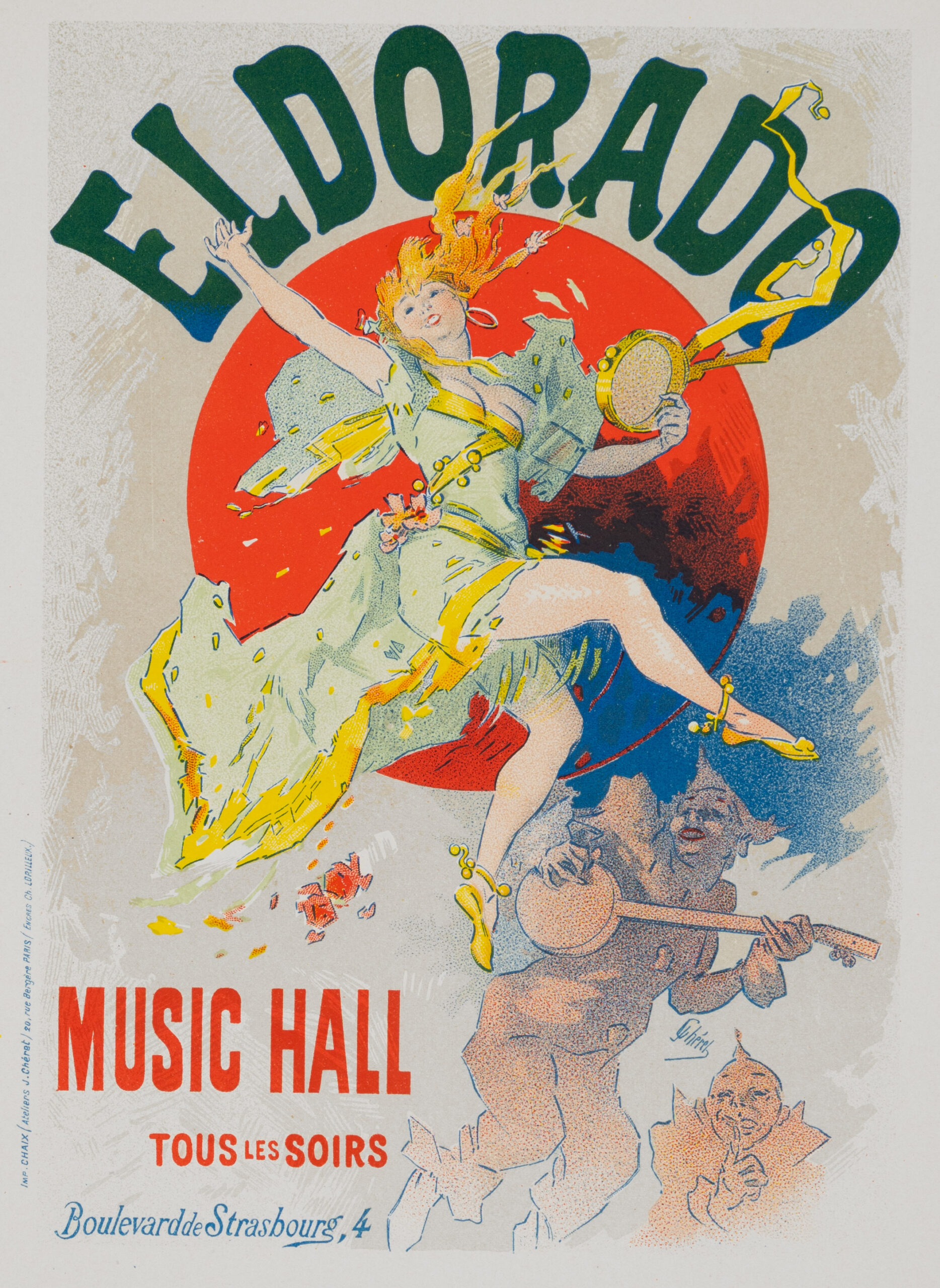 Eldorado — Cheret (1896) — Original Les Affiches Illustrees Lithograph