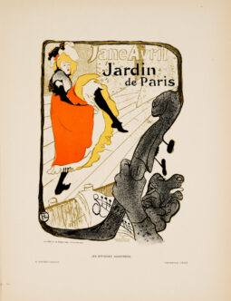 Jane Avril by Toulouse Lautrec 1894 for Les Affiches Illustrees