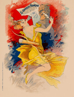 LE COURRIER FRANÇAIS – CHERET – 1894 – LES AFFICHES ILLUSTREES