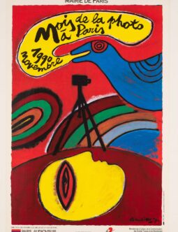 Mois de La Photo a Paris by Corneille 1990 original serigraphie
