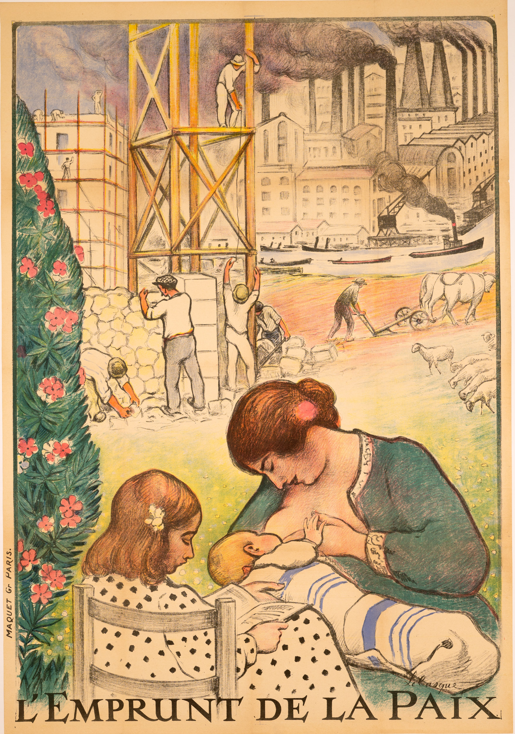 L'Emprunt de la Paix by Henri Lebasque c1920