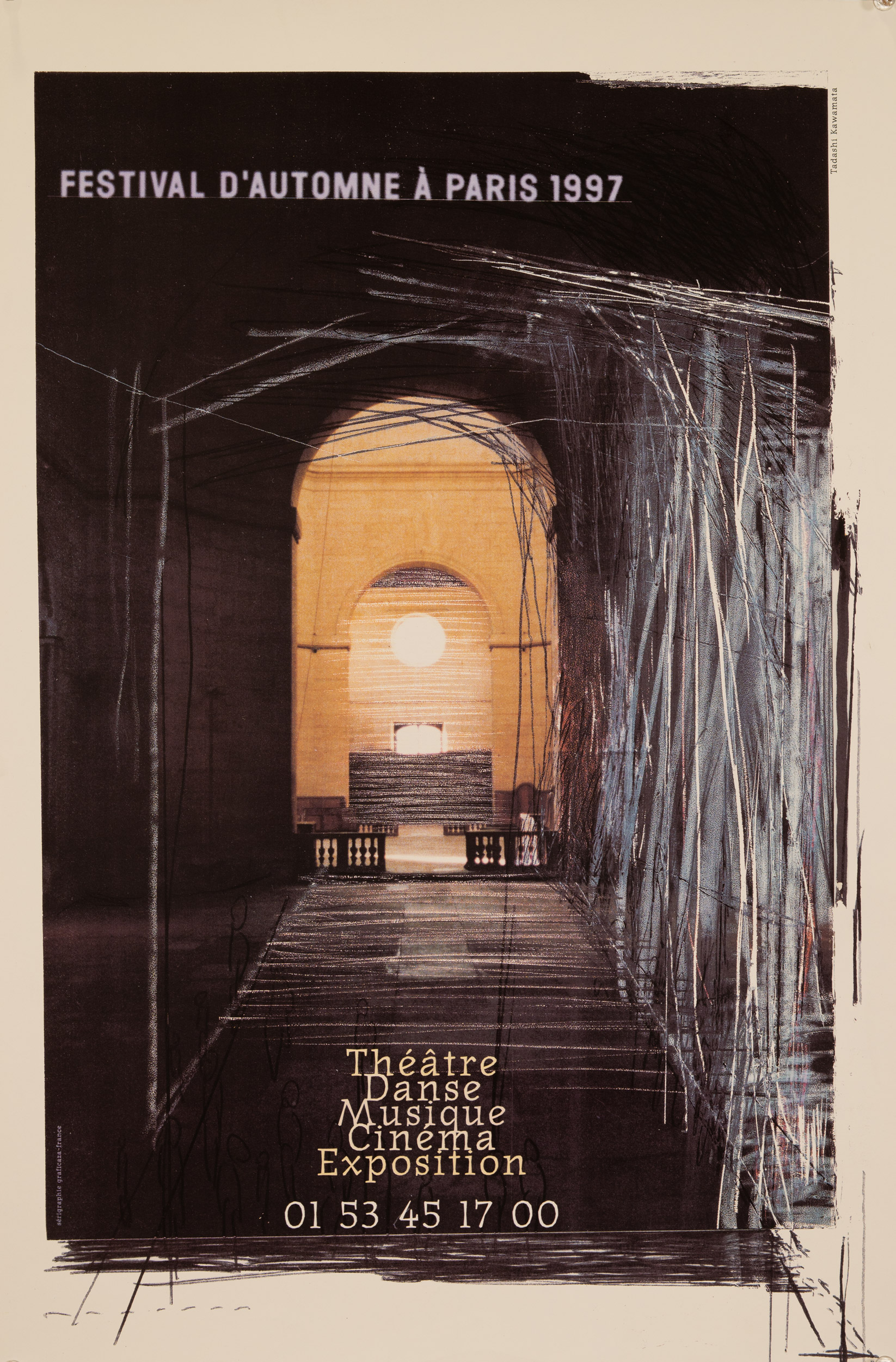 Festival d’Automne, Tadashi Kawamata, 1997  original Theatre Danse Cinema Expo small version