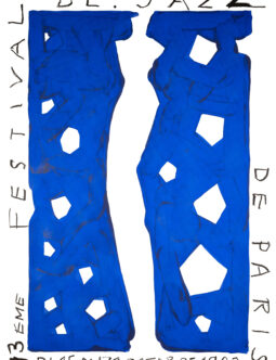 Festival de Jazz de Paris Aki Kuroda 1992 Serigraphy original