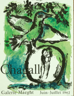 Galerie Maeght – Marc Chagall, 1962 – “Le Oiseau Vert” (The Green Bird)