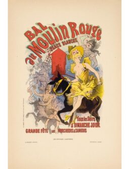 Bal du Moulin rouge by Cheret 1894 for Les Affiches Illustrees