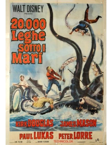 20,000 leagues under the sea Kirk Douglas James mason original