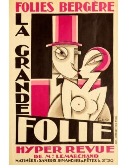 Folies Bergere La Grande Folie Maurice Pico later printing