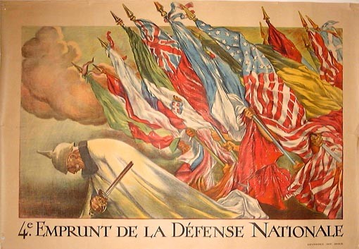 4e Emprunt de la Defense Nationale by Abel Faivre 1917 Kaiser
