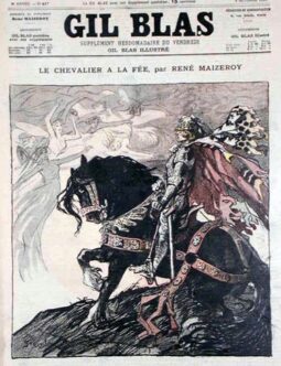 Gil Blas Theofile Steinlen c1890's Le chevalier a la fee