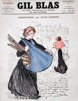 Gil Blas Theofile Steinlen c1890's Coquetterie
