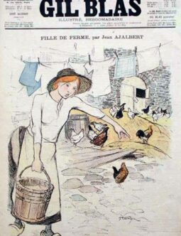 Gil Blas Theofile Steinlen c1890's Fille de ferme