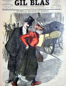 Gil Blas Theofile Steinlen c1890's Le don