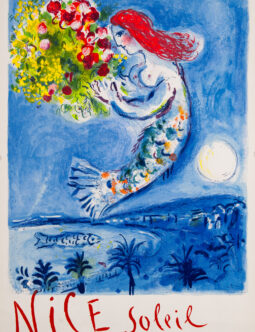 Marc Chagall Baie des Anges 1962 vintage poster original limited edition print