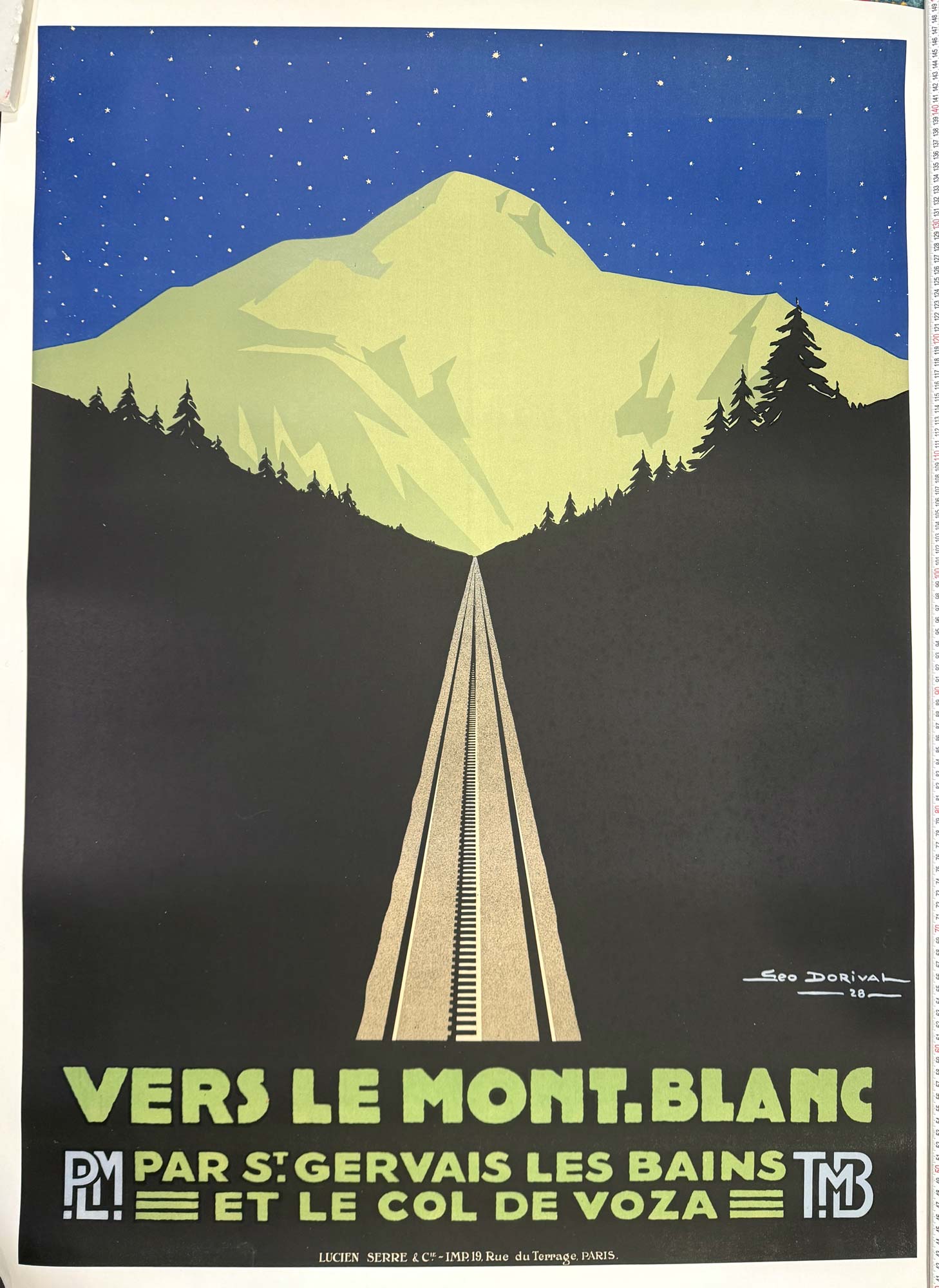 vers le mont blanc dorival